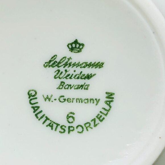 Vintage 70s Seltmann Weiden "DOTS" Porcelain Cup Set of 4: W. Germany- Retro - Picture 7 of 10